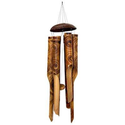 50cm Burnt Bamboo Wind Chime