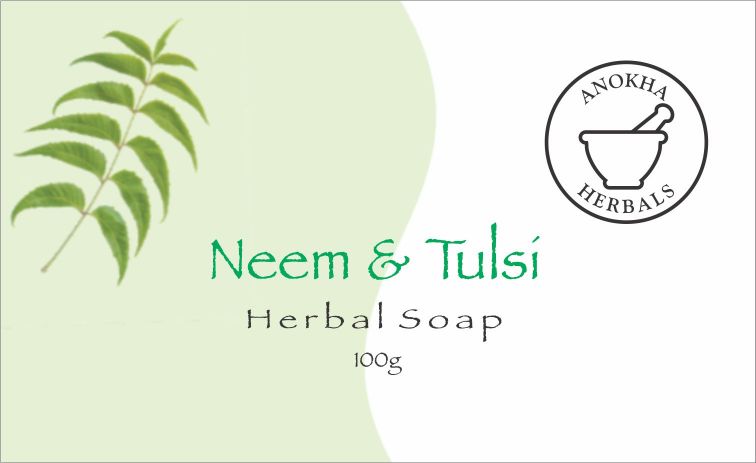 Neem & Tulsi Anokha Herbals Soap 100g - SINGLE BAR