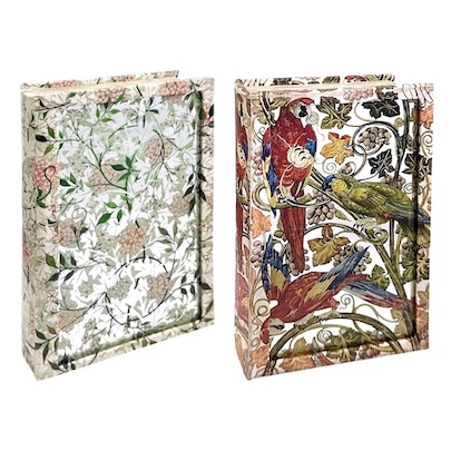 Carton of 6 Assorted Large Mirror Lid Book Box's