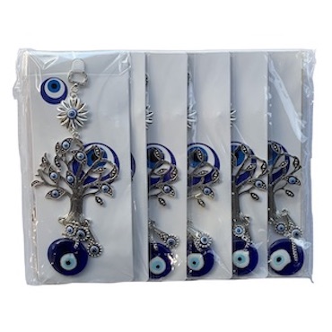 Packet of 12 Tree of Life Metal Hangings