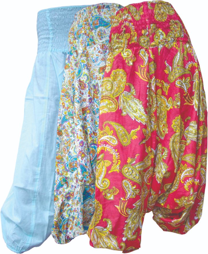 Women's Afghan Pants with Elastic