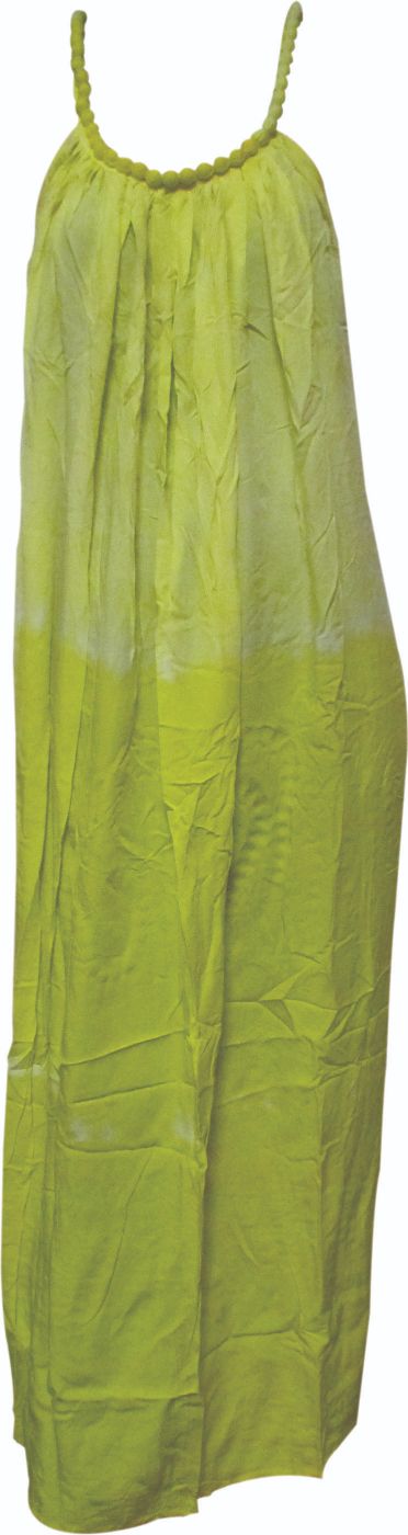 Ball neckline rayon dresses maxi