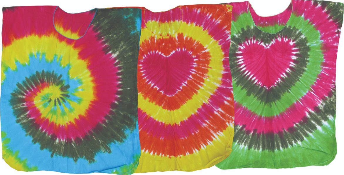 Rayon tie dye smallish free size tops
