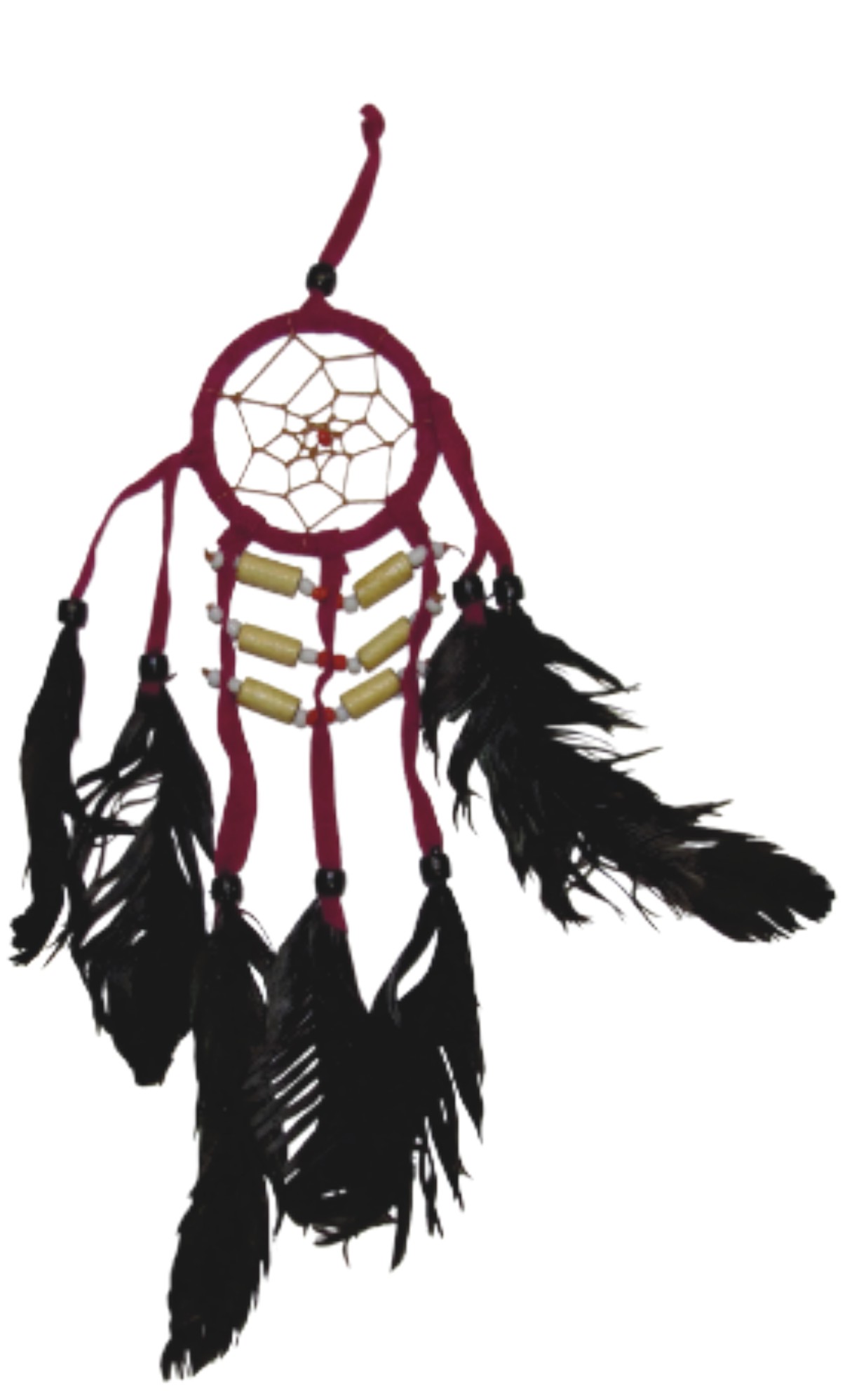 9cm  big feathers ,beaded American indian look dreamcatcher