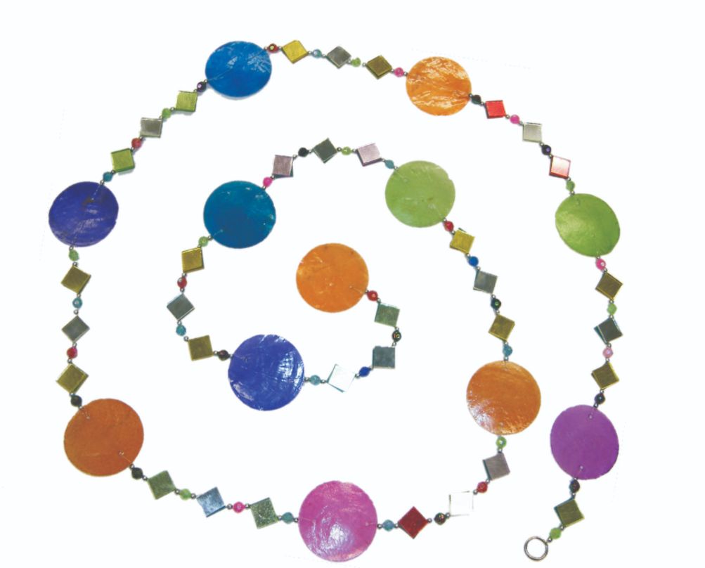 Cut Mirror / Dyed Shell 1m Hanging