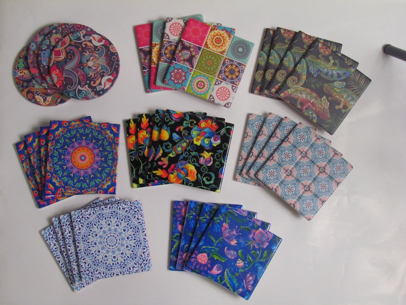 25 x Ceramic Coaster Sets of 4