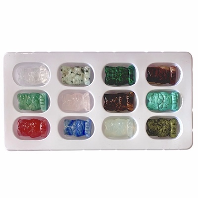 30% OFF - Gemstone Owls (Box of 12)