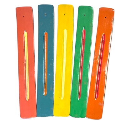 Assorted Plain Painted Wooden Ashcatchers