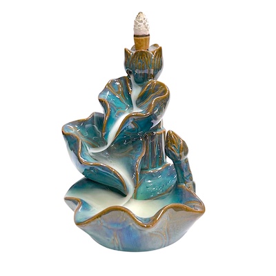 Lilypads Ceramic Backflow Burner