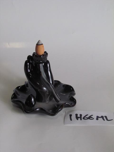 Medium Lotus Hand Ceramic Backflow Burner