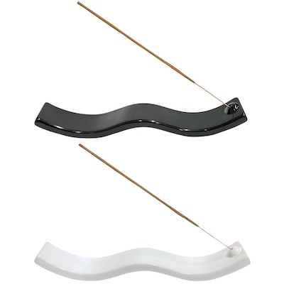 Wavy Ceramic Incense Holder