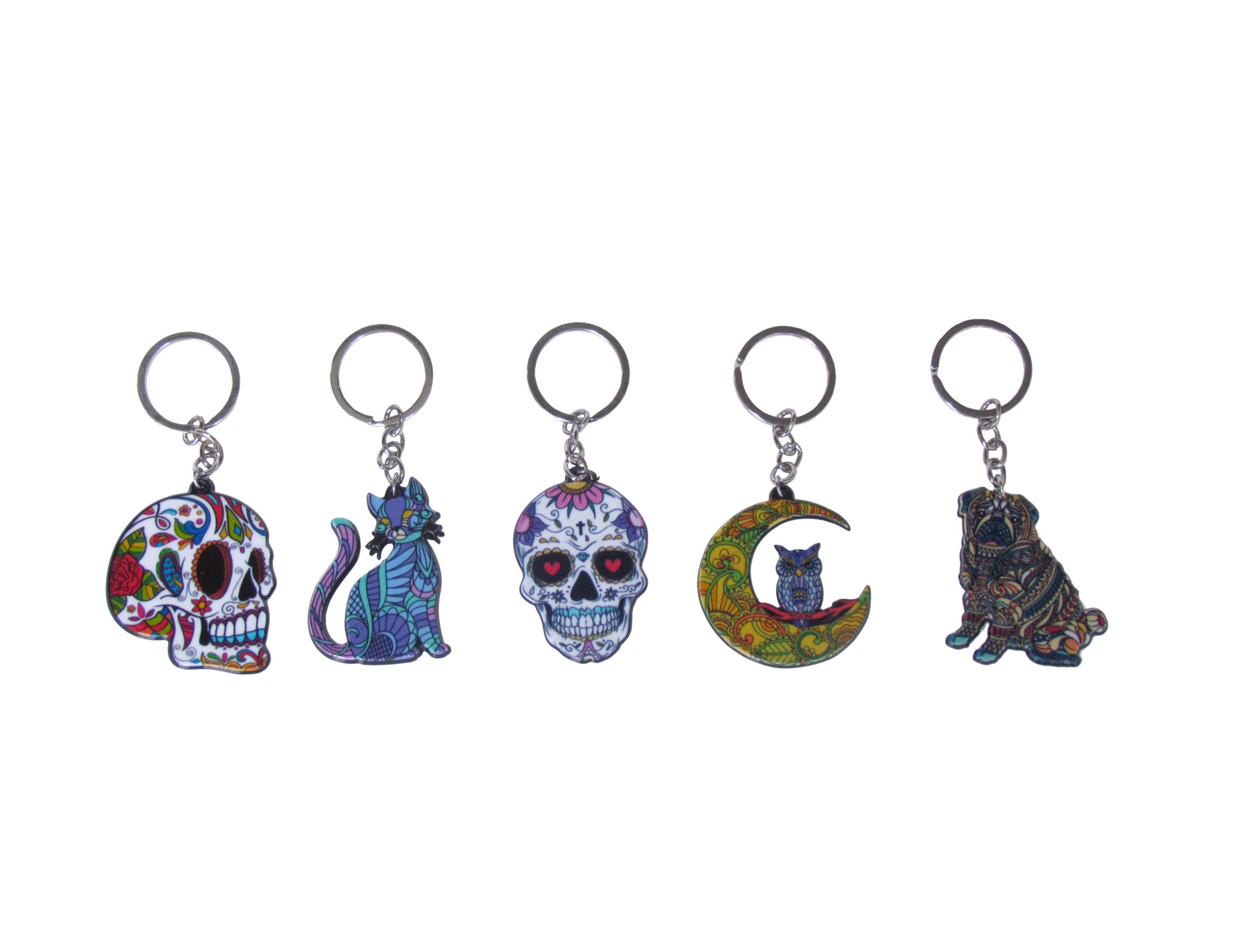 Double sided printed Key Rings