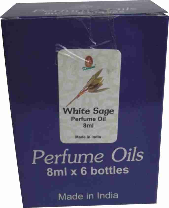Kamini White Sage Perfume Oils Box Of 6