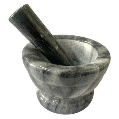 Small Grey Mortar and Pestle