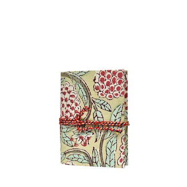 Packet of 10 3x4inch Cotton Tie-Up Notebooks
