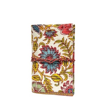 Packet of 10 4x6inch Cotton Tie-Up Notebooks