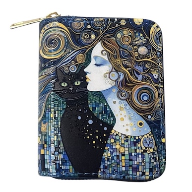 Cat Lady Digital Print Purse