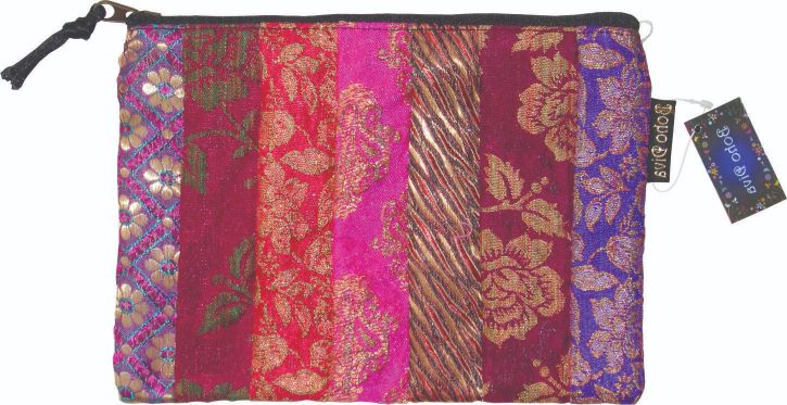 4.5 x 6 inch brocade strip purses