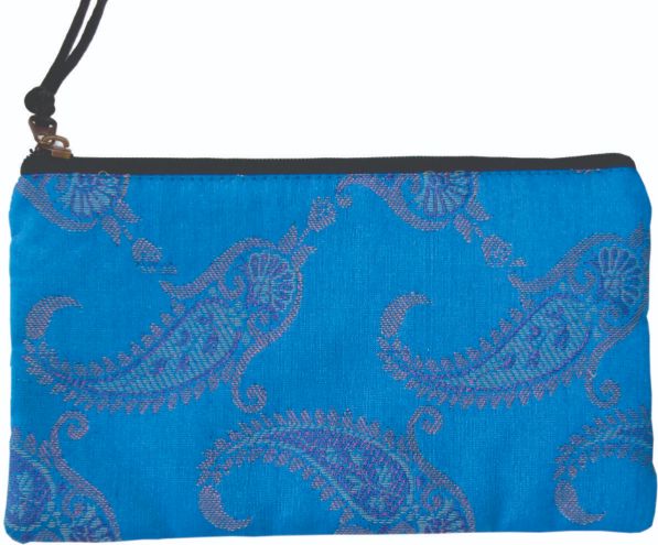 7 x 4 inch brocade fabric purses
