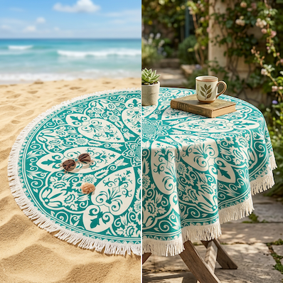 12 x 74inch Cotton Printed Roundie Bulk Deal