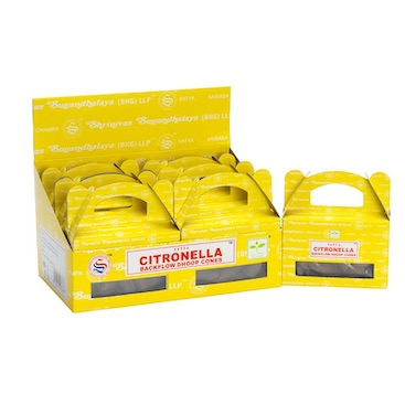 Satya CITRONELLA Backflow Incense Cones
