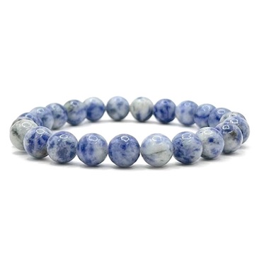 8mm Chinese Sodalite Bead Bracelet