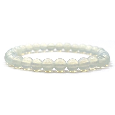 6mm Opalite Bead Bracelet Manmade