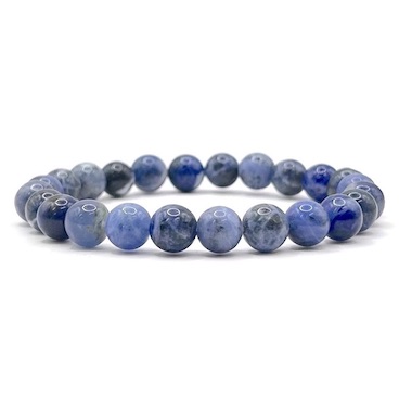8mm Sodalite Bead Bracelet