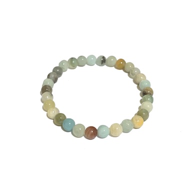 6mm Amazonite Beaded Bracelet