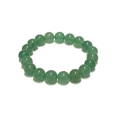 10mm Green Aventurine Beaded Bracelet