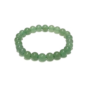 8mm Green Aventurine Beaded Bracelet