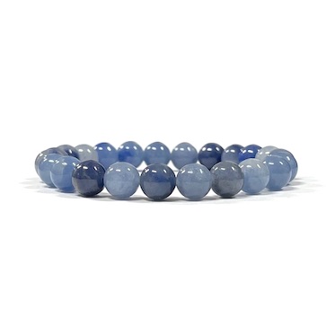8mm Blue Aventurine Beaded Bracelet