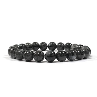 8mm Larvikite Beaded Bracelet