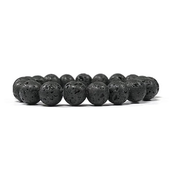 10mm Lava Stone Beaded Bracelet