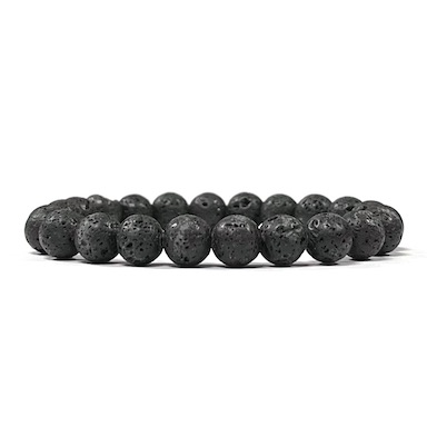 8mm Lava Stone Beaded Bracelet