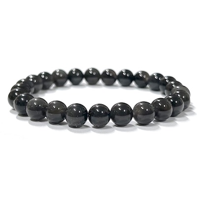 8mm Spectrolite Beaded Bracelet