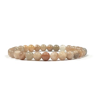 6mm Sunstone (B) Beaded Bracelet