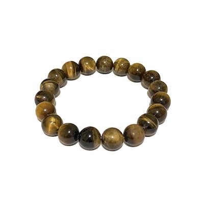 10mm Tiger's Eye (AB) Beaded Bracelet