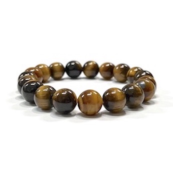 10mm Tiger's Eye (AB+) Beaded Bracelet