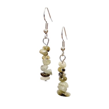 Labradorite Chip Earrings Surgical Stainless Steel
