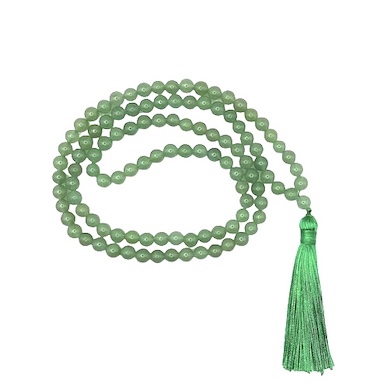 8mm Green Aventurine Mala Beads