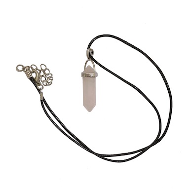 Rose Quartz Point Necklace