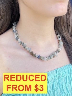 Labradorite Crystal Chip Necklace