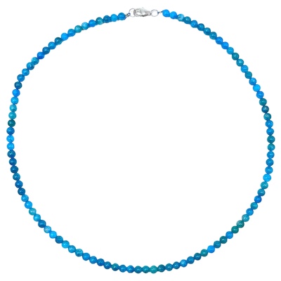 4mm Apatite Round Bead Necklace