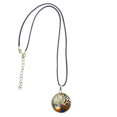 Agate Tree of Life Necklace