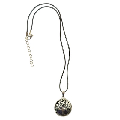 Blue Sandstone Tree of Life Necklace