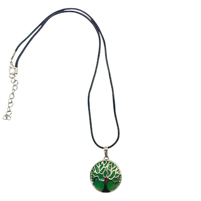 Green Aventurine Tree of Life Necklace