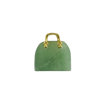 3 x Green Aventurine Handbag Pendant