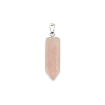 6 x Rose Quartz Point Pendant