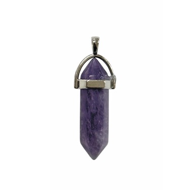 4 x Amethyst Double Point Pendant
